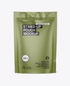 Matte Stand Up Pouch Mockup