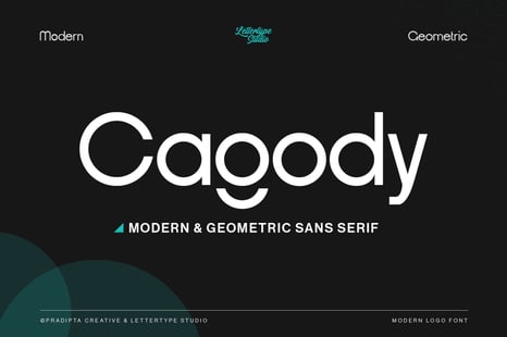 Cagody Modern & Geometric Sans Serif - Fonts