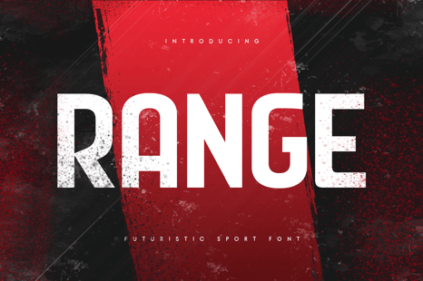 Range - Futuristic Sport Font - Tech font