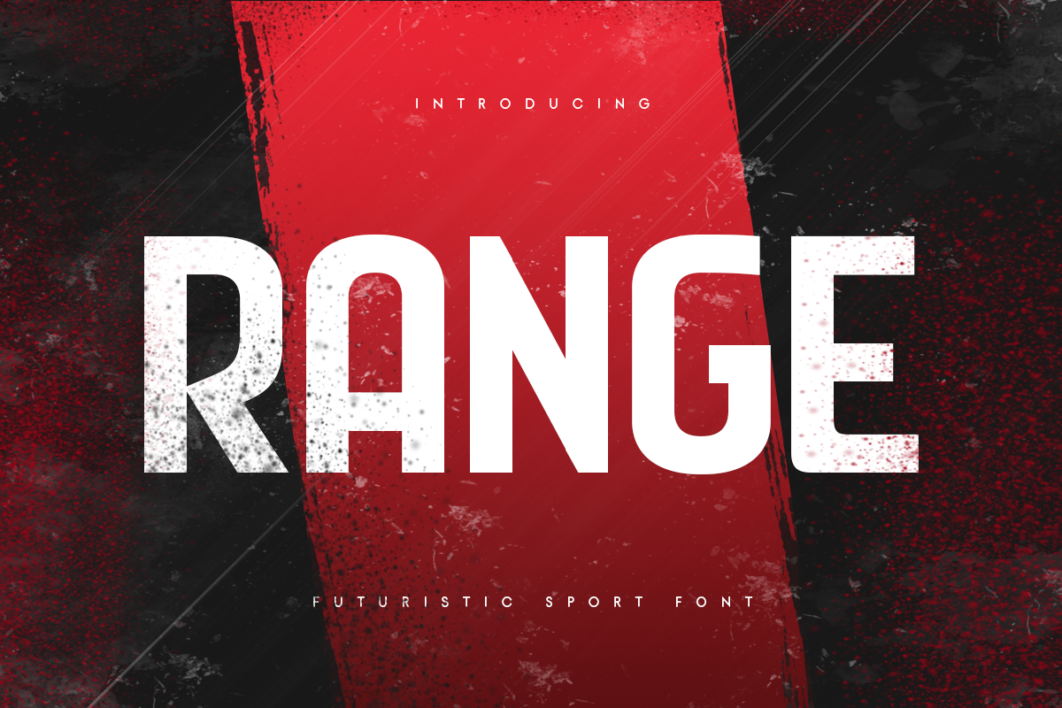 Range - Futuristic Sport Font