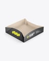 Paper Food Catering Tray with Sushi Mockup