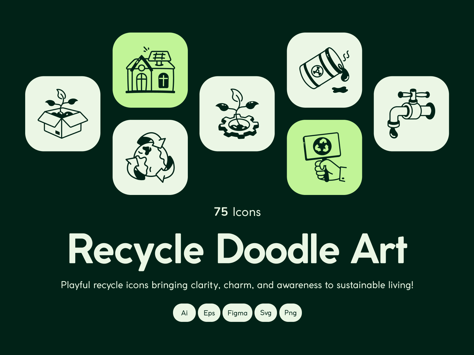 Recycle Doodle Art Set