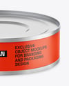 Tin Can w/ Matte Finish Mockup
