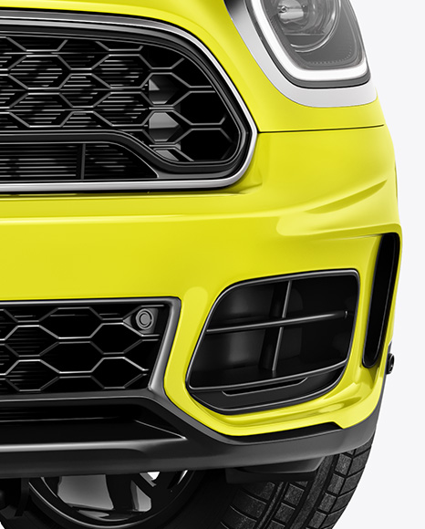 Hatchback Mockup - Front View