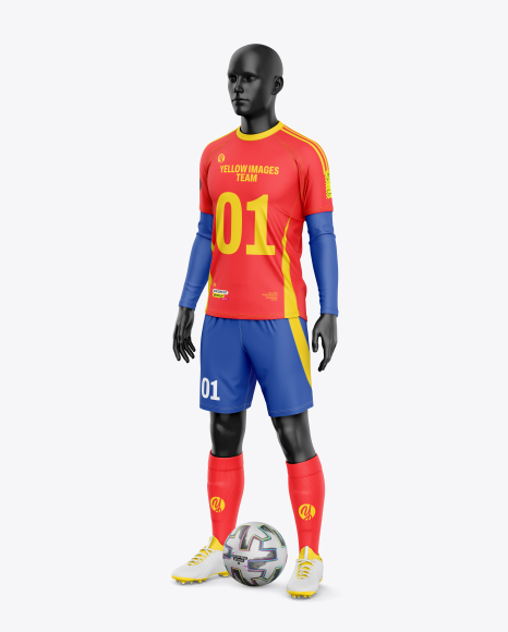 Soccer Kit w/ Mannequin Mockup