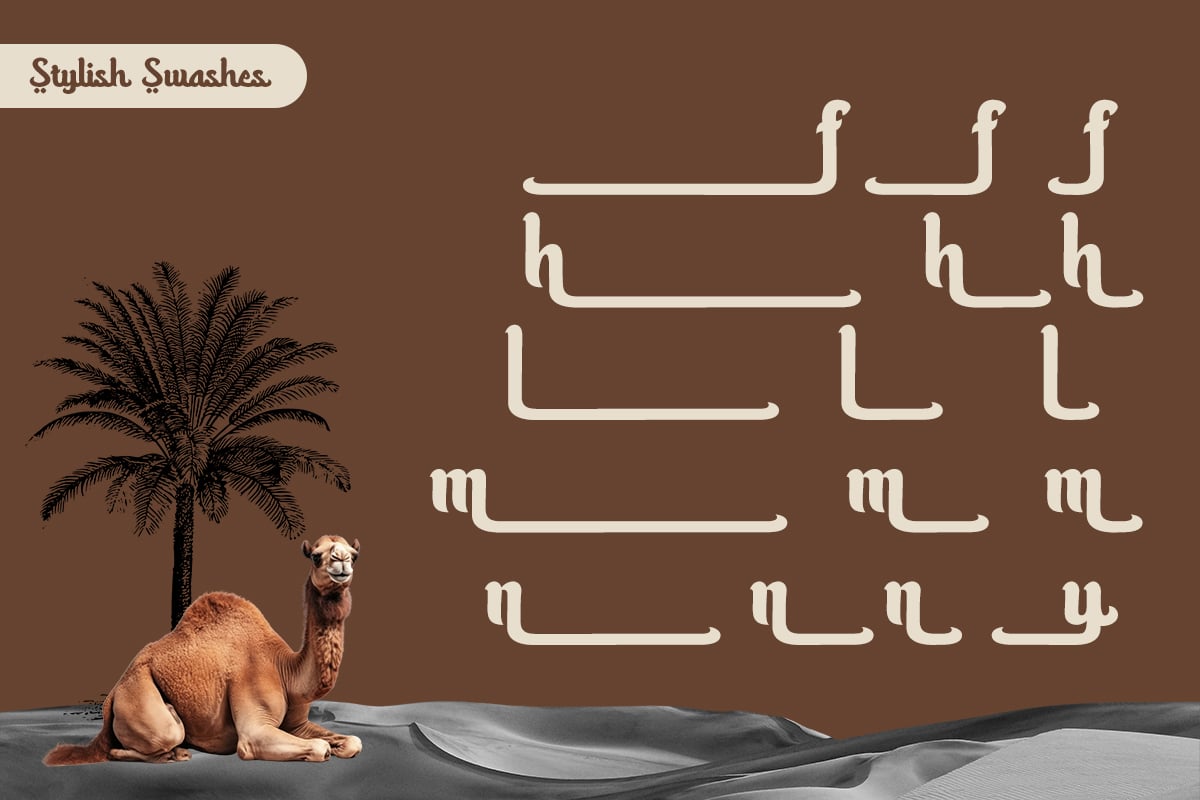 Haliya - Arabic Font Style Typeface