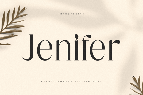 Jenifer - Beauty Modern Stylish Font - Stylish fonts