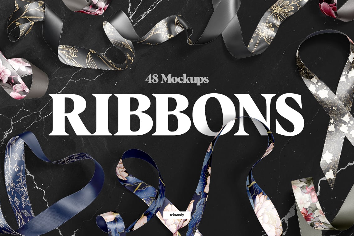 Ribbon Mockups Bundle
