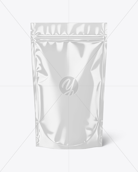 Glossy Stand-Up Pouch Mockup