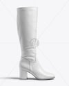 Women's High-Knee Boot Mockup