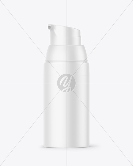 Cosmetic Bottle with Pump Mockup
