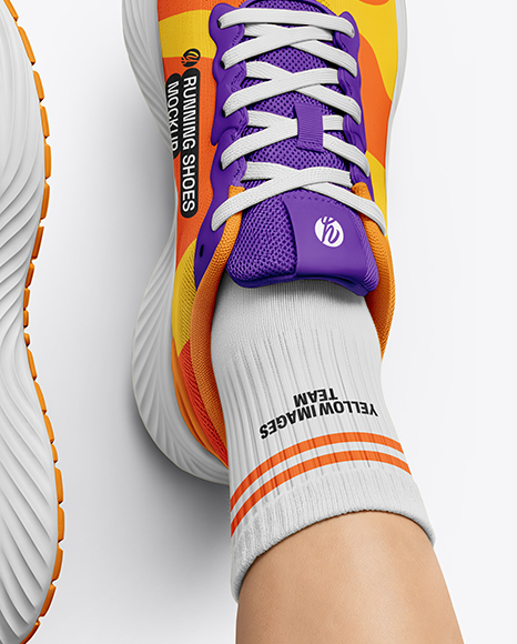 Pair of Running Shoes Mockup