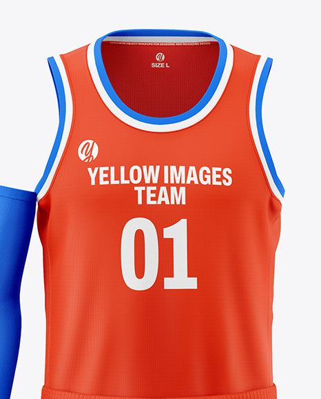 Basketball Kit Mockup - Front View