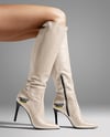 Pair of High-Knee Boots on Women's Legs Mockup