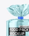 Glossy Metallic Package Mockup