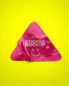 Iridescent Triangle Sticker Mockup