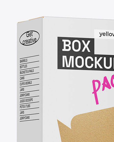 Two Paper Boxes Mockup