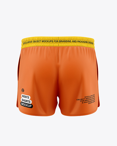 Men's Shorts Mockup - Back View - 3