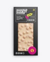 White Chocolate Bar with Nuts Mockup