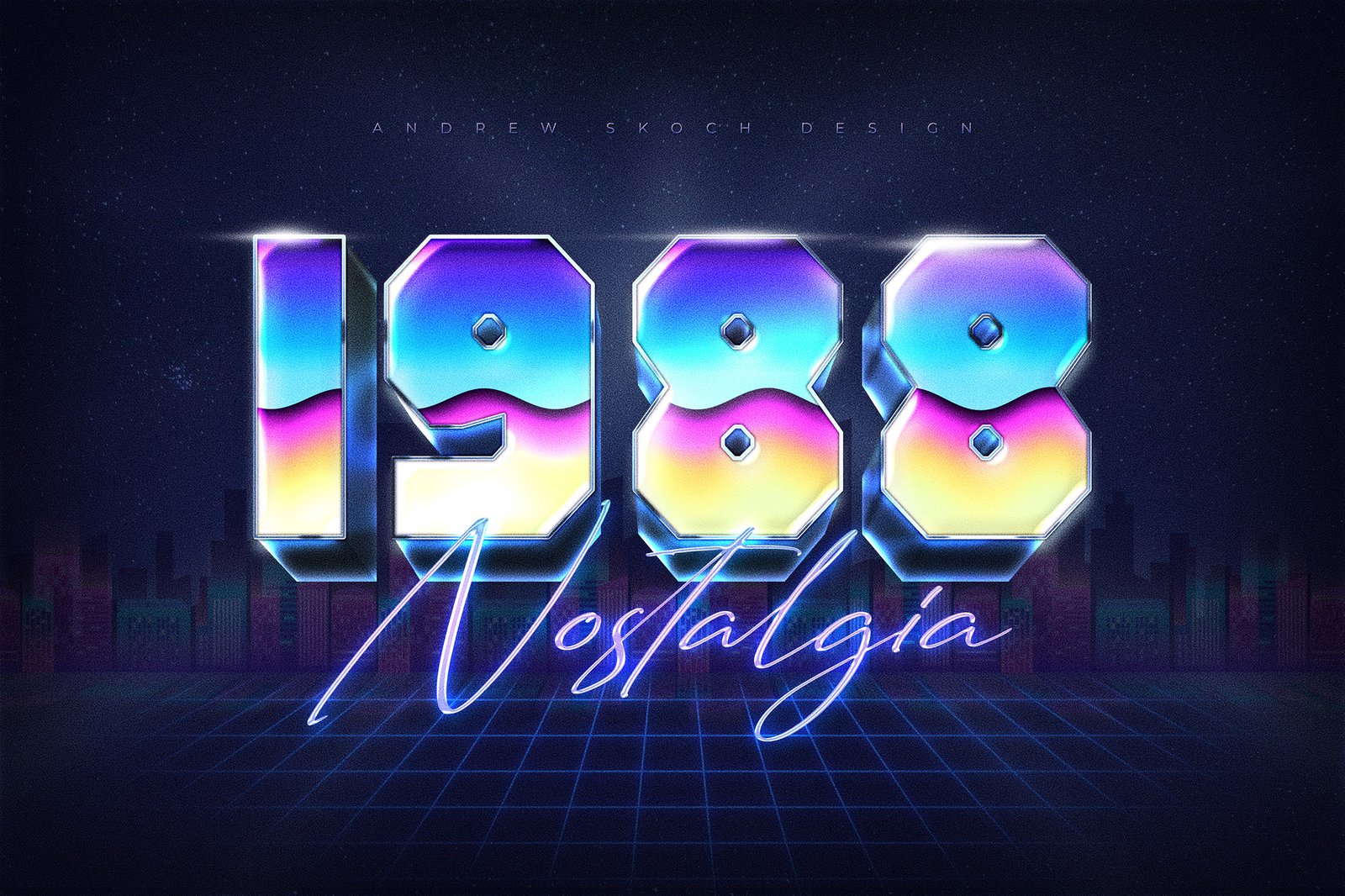 80s Text Effects