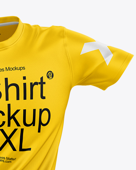 Crew Neck T-Shirt Mockup