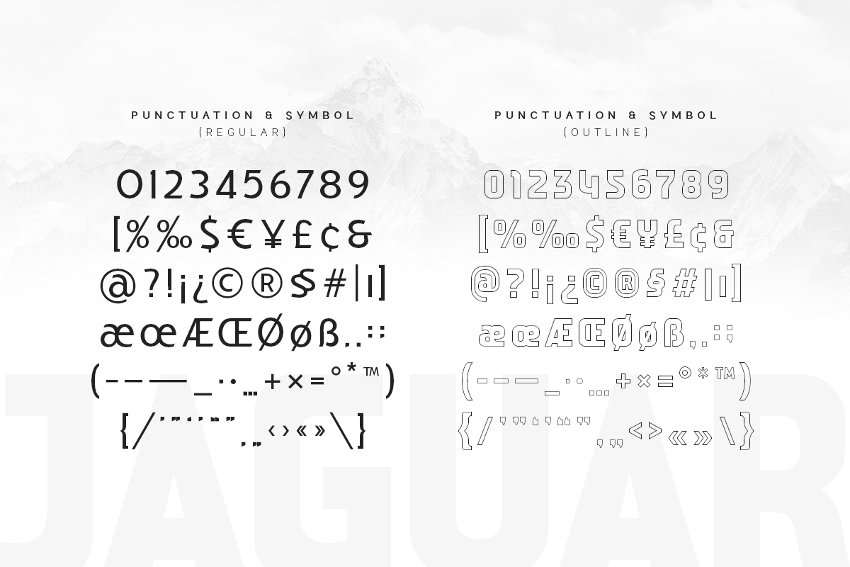 Jaguar - Sports Futuristic Tech Font