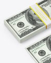 Money Stack and Banknote Mockup
