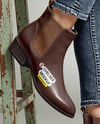 Chelsea Boots on Woman's Legs with Jeans Mockup