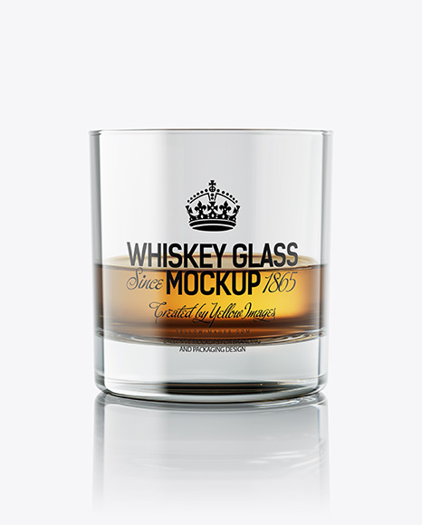 Whisky Tumbler Glass Mockup