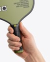 Pickleball Paddle in a Hand Mockup