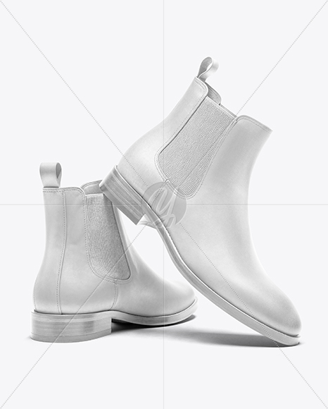 Pair of Chelsea Boots Mockup