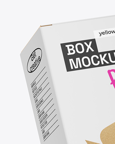 Paper Box Mockup