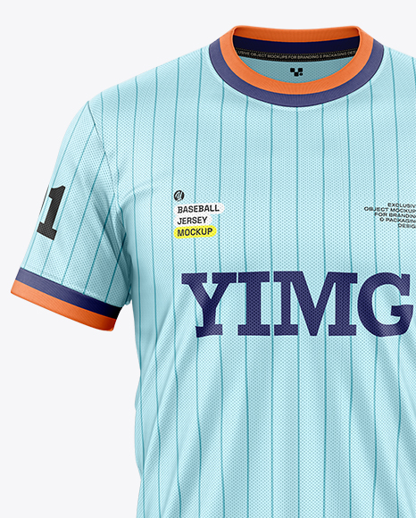 Baseball Jersey Mockup - Front View