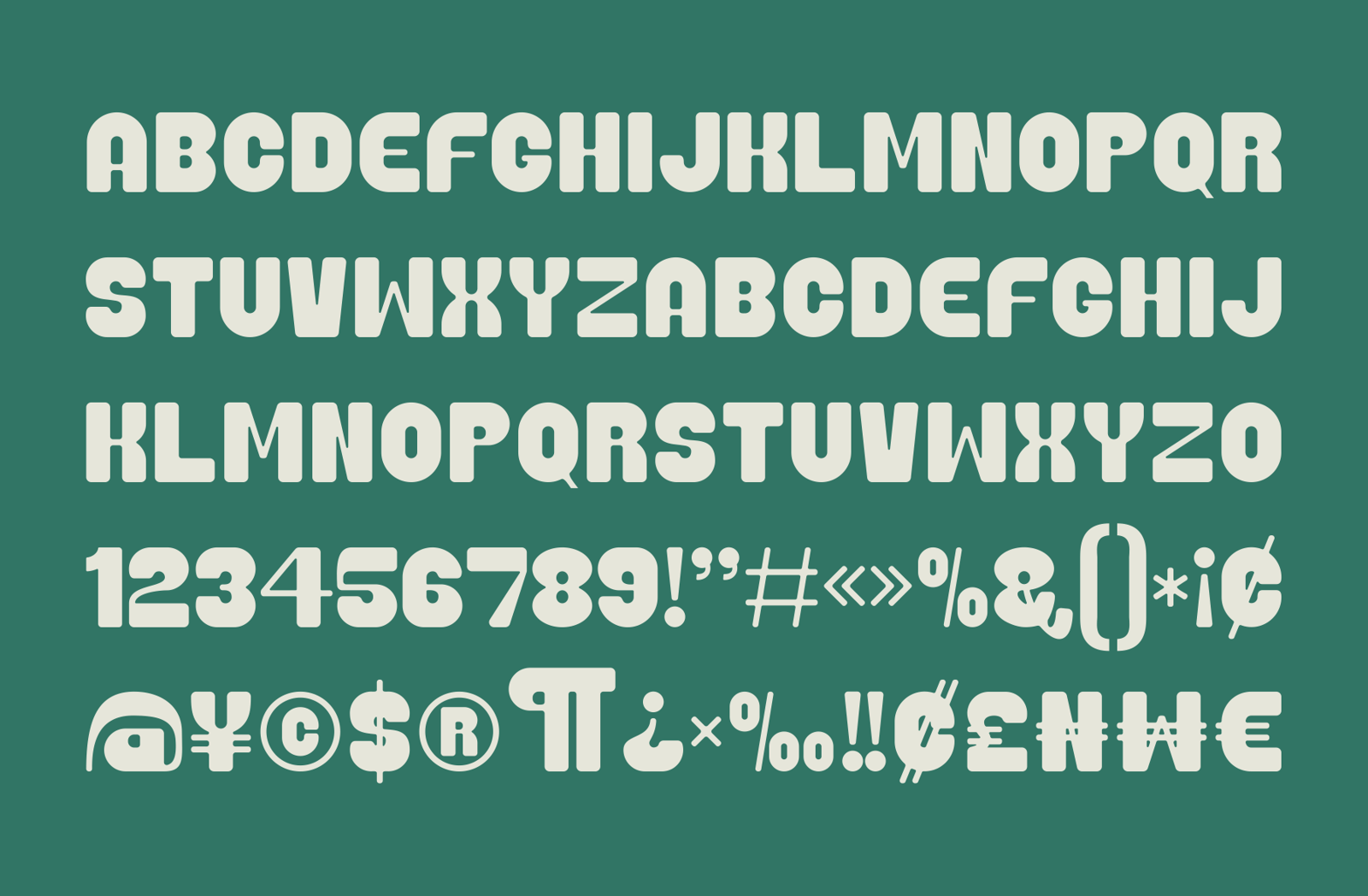 Binko - Modern Display Font