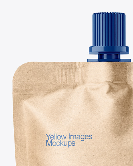 Kraft Paper Doy Pack Mockup