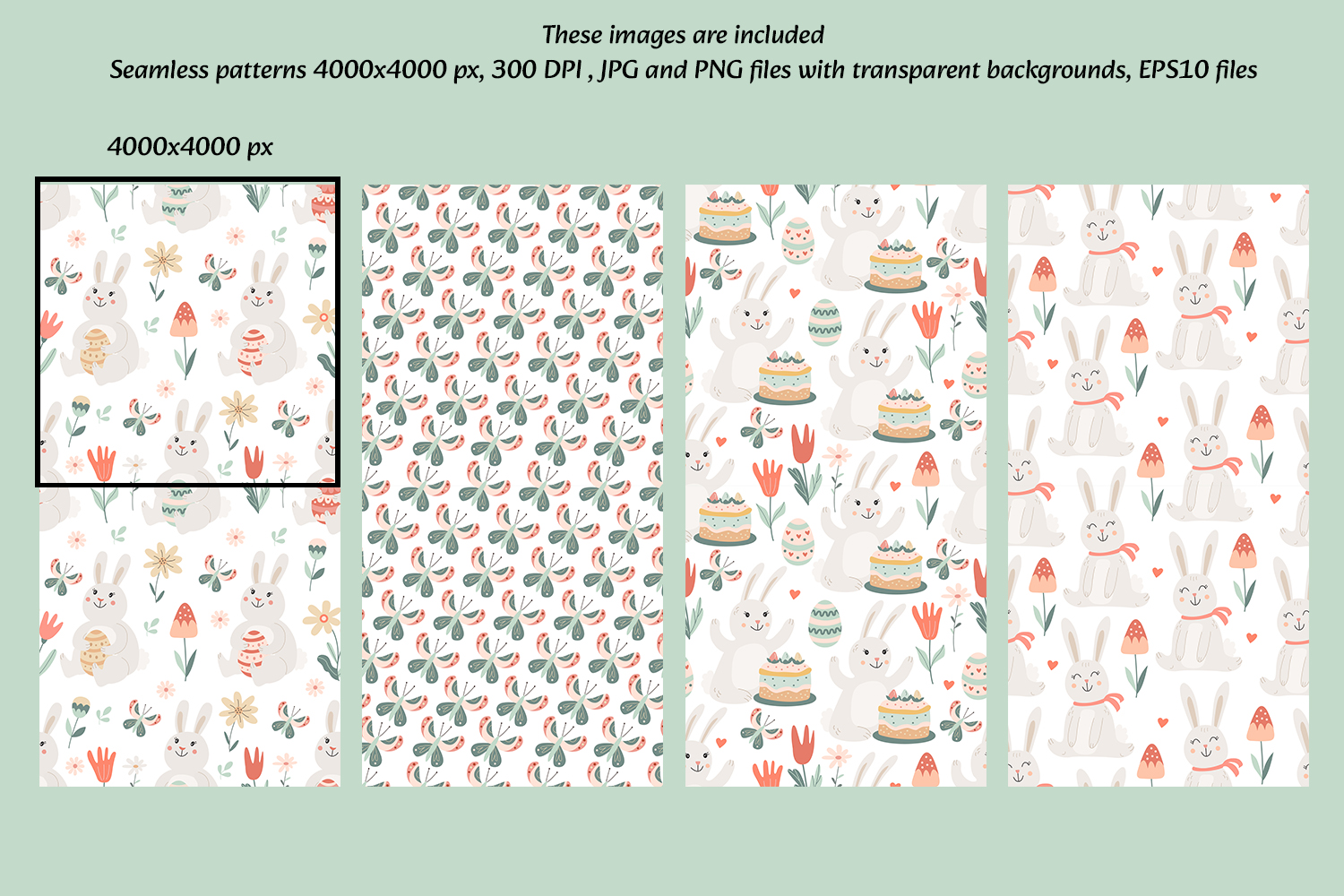 Easter Harmony Clipart and Patterns