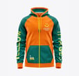 Full zip hoodie psd mockup