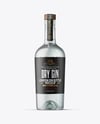 Dry Gin Bottle Mockup
