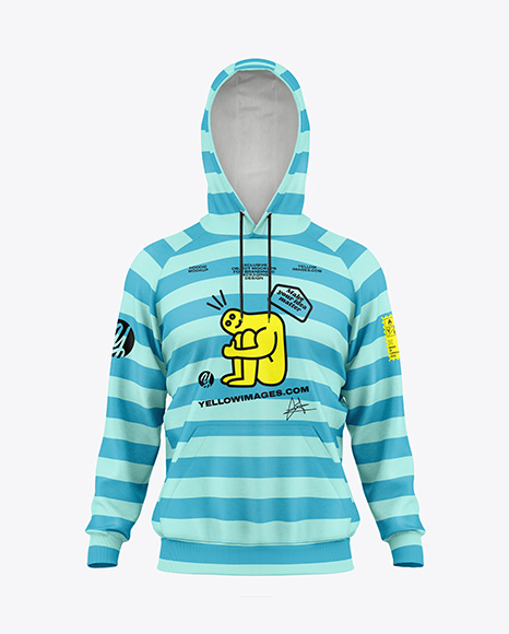Men's Hoodie Mockup - Front View