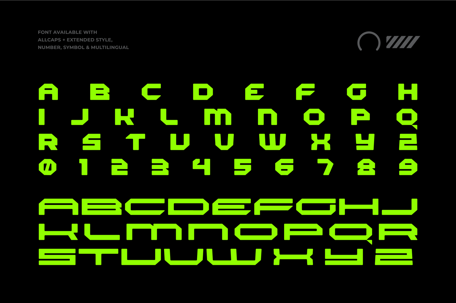 Alphatron - Futuristic Font