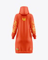 Women Cotton Hoodie Dress Mockup - Back View
