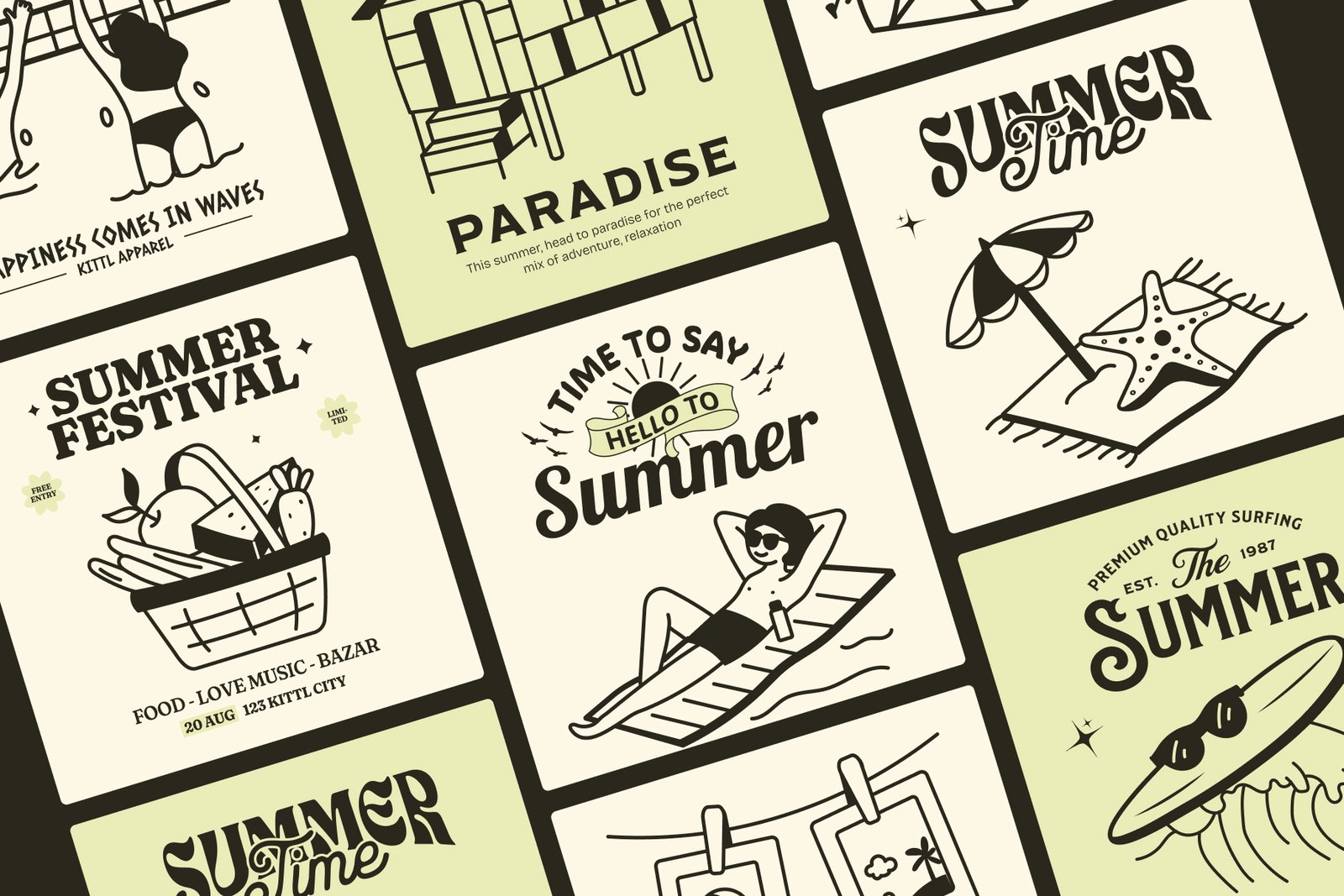 Summer and Vacation Doodles