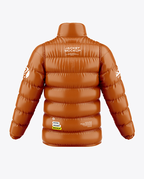 Glossy Down Jacket Mockup - Jacket mockup