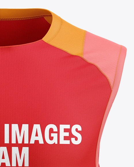 Training Sleeveless Kit Mockup - Front View