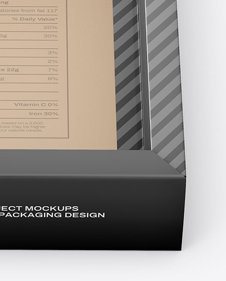 Glossy Sleeve Paper Box Mockup