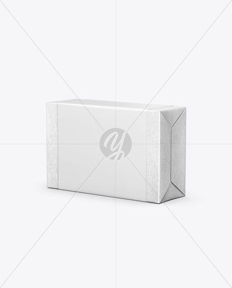 Kraft Paper Soap Bar Mockup – Half Side View