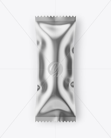 Glossy Metallic Ice Cream Package Mockup