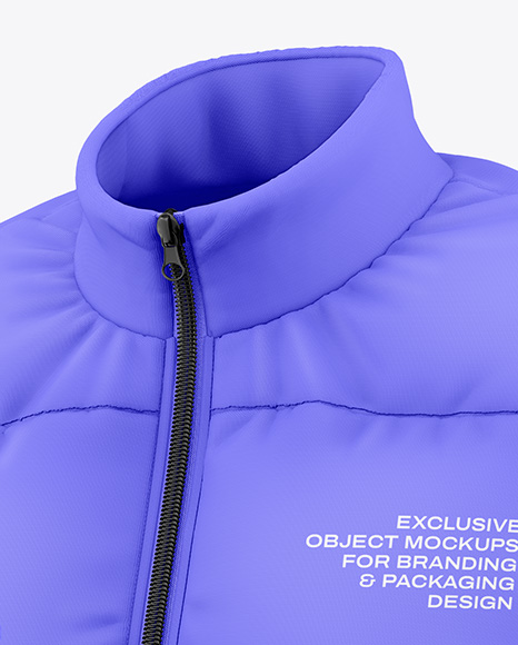 Women's Down Vest Mockup