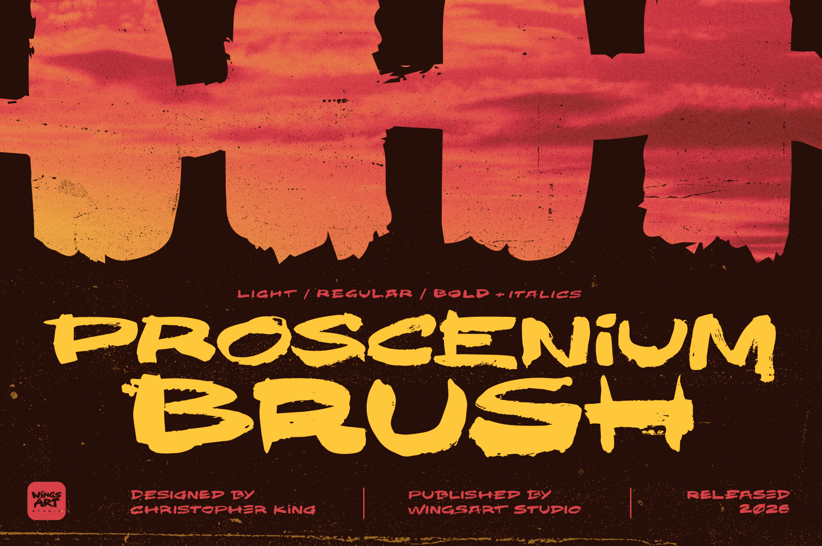 Proscenium Brush - Zen and the Art of Brush Fonts