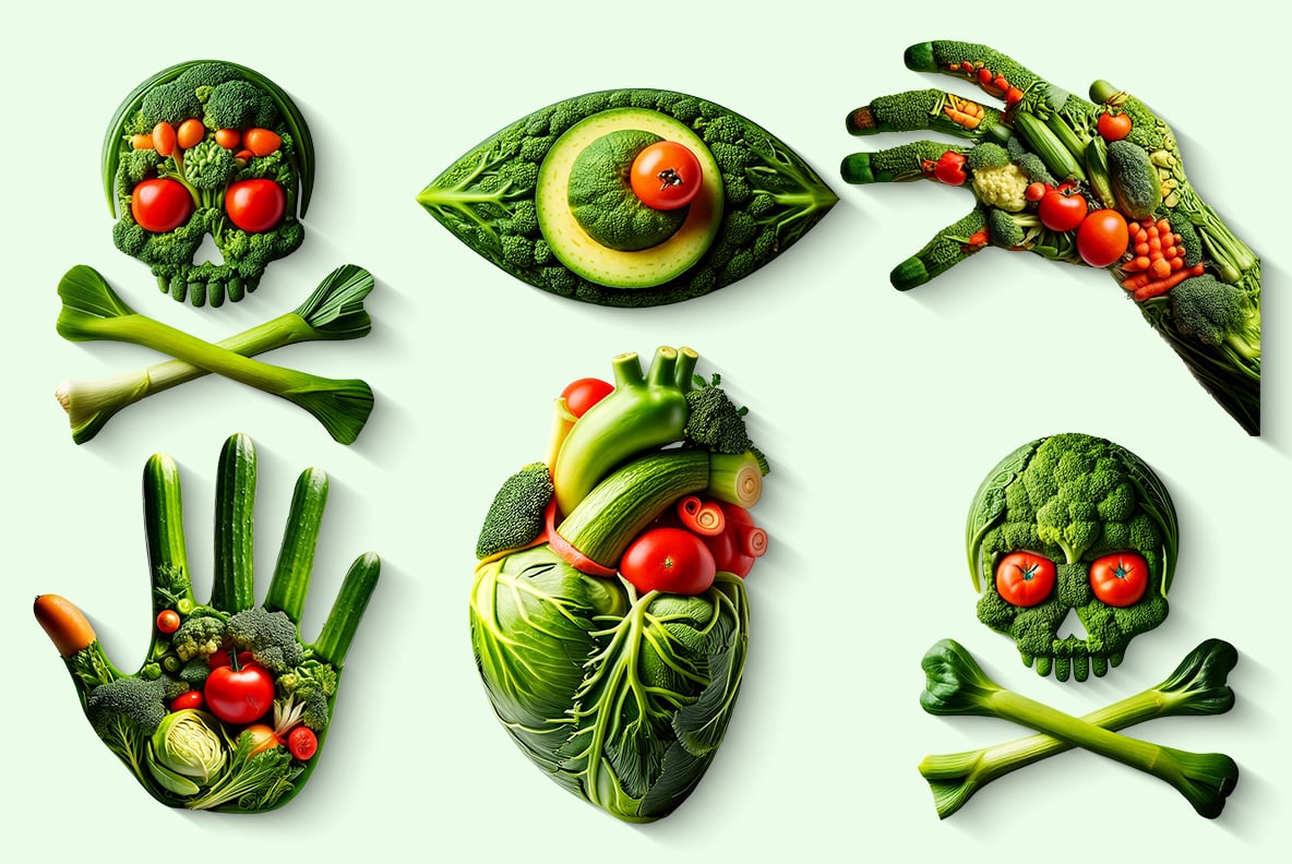 Vegetables Font
